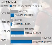 세수 메우는 ‘봉’…월급쟁이는 서러워