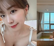 '스타 치어리더' 안지현, 럭셔리 목욕 공개…눈둘 곳 없는 CG급 몸매