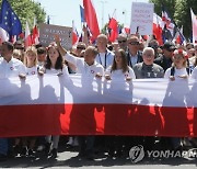POLAND OPPOSITION PARTIES PROTEST