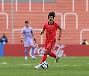 '4강 간다!' 한국, 이승원 코너킥→최석현 헤더 득점...1-0 리드(연전 진행중)