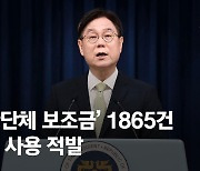 민간단체 보조금 비리 1865건·314억 적발…尹 "국민이 감시"