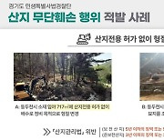묘지·주차장 조성…경기도 특사경, 산지 무단 훼손 20건 적발