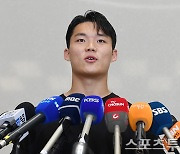 [ST포토] 오현규 '시즌 최종 성적 7골'