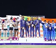 한국 주니어 혼성 릴레이팀, 아시아주니어육상선수권 은메달