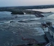 우크라 "동부전선 반격, 대형댐 파괴 러시아 의심"