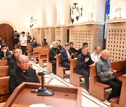한국천주교 주교단, 북녘과 가장 가까운 JSA성당 첫 방문