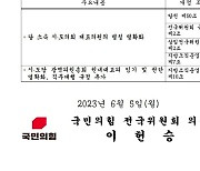 국민의힘 시·도의회 대표 임기 1년 '못박기' 본격화.. 7곳 재선출해야