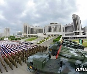소년단 창립일에 '국방력 강화' 부각한 북한… 방사포 증정식 진행