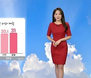 [날씨] 오늘 구름 많고 낮 더위 계속...경기 북부·영서 중북부 소나기