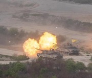'K2전차·아파치 헬기 총출동' 2023 연합·합동 화력 격멸훈련 [쿠키포토]