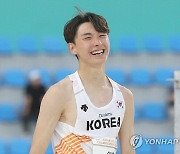 최진우, 아시아주니어육상선수권 남자 높이뛰기 2위…2ｍ20