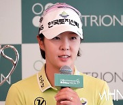 [Ms포토] 박지영 '우승에는 계획이 다 있다'