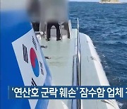 ‘연산호 군락 훼손’ 잠수함 업체 검찰 송치