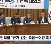 국힘 "제2 광우병 괴담에 어민 피해"…민주 "일본 대변인 같아"