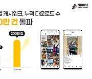 '걷는 만큼 돈준다' 글로벌 캐시워크, 다운로드 누적 200만건 돌파