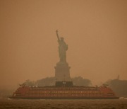 캐나다 산불 연기에 갇힌 뉴욕