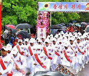 북한, '충성의 편지 이어달리기'에 300만 소년단원들 참가