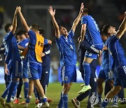 '결승 진출'…환호하는 이탈리아 U-20 축구대표팀