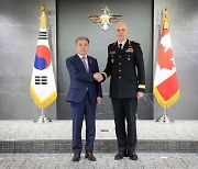 이종섭, 캐나다 국방참모총장 접견…국방협력 심화 논의(종합)