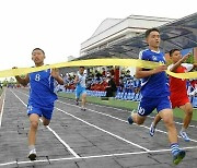 전국 학원 원아들 체육경기대회 연 북한