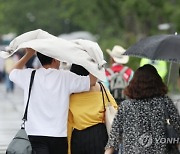 천둥·번개에 우박까지…전국 곳곳 '요란한 비'