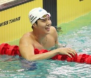 김우민, 자유형 800ｍ 개인 최고 기록…박태환과 0.04초 차