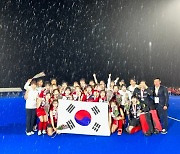 한국 여자하키 주니어 대표팀, 2023 아시아컵 준우승…결승서 인도에 1-2로 석패