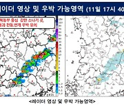 전북 동부 중심 강한 소나기, 돌풍과 우박 주의