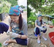 하지원의 리틀 포레스트..고무신 신고 발가락 인사 ‘친근미’ 폭발