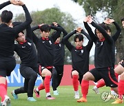 3위 쟁취를 위해 몸 푸는 U-20 대표팀