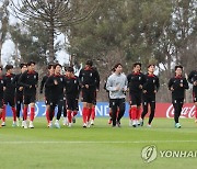 3·4위전 D-1, 훈련하는 U-20 대표팀