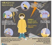 [그래픽] 낙뢰 사고에 대한 예방과 대처 방법