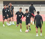 부산 구덕운동장서 담금질하는 축구대표팀