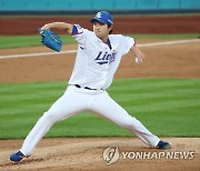 프로야구 상무 선수들 전역…삼성 최채흥·LG 이상영 선발 합류