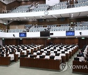 장시간 정회되는 서울시의회 정례회