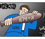 [데일리안 시사만평] '국회의원수'가 무기…민주당 다수가 정의? 윤관석·이성만 체포동의안 부결