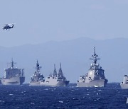 일본 자위대, 美·佛 해군과 동중국해·태평양 공동 훈련…"中 해양진출 견제"
