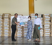 한세실업, 사이클론 피해 미얀마에 의류 지원