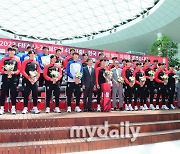 [MD포토] 아시아 자존심 세우고 귀국한 U-20 축구대표팀