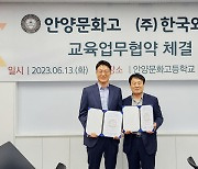 와콤-안양문화고등학교, 웹툰 인재 육성 위한 교육 업무 협약 체결