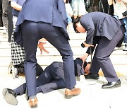 개딸들, 방통위 항의 중 실신한 장경태에 ‘후원 릴레이’