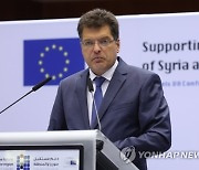 BELGIUM EU SYRIA CONFERENCE