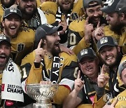 APTOPIX Stanley Cup Panthers Golden Knights Hockey