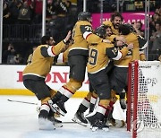 APTOPIX Stanley Cup Panthers Golden Knights Hockey