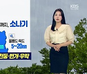 [날씨] 대구·경북 저녁까지 소나기…내일부터 기온 ↑