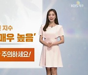 [날씨] 제주 내일 맑고 더 더워…자외선 지수 ‘매우 높음’