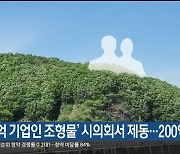 ‘250억 기업인 조형물’ 울산시의회서 제동…200억 삭감