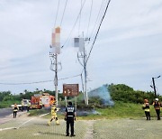 또 제주 패러글라이딩 사고…2만V 고압선 걸려 감전사