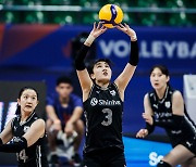 女배구, 첫 세트 따냈지만 독일에 패배... VNL 20연패