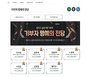 함평군, 고향사랑기부자 온라인 명예의 전당 개설